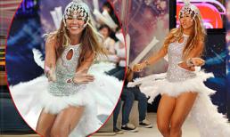 Thúy Uyên nóng bỏng và “rực lửa” tại trường quay