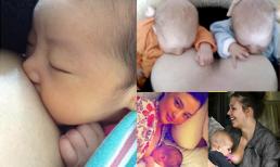 Sao tự tin cho con bú không sợ "hỏng ngực"