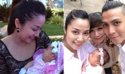 Ốc Thanh Vân rạng ngời hạnh phúc trong tiệc đầy tháng con gái