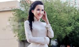 Hoa hậu Việt tinh khôi với áo dài