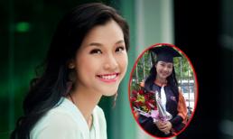 Hoàng Oanh rạng rỡ nhận bằng cử nhân