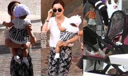 Lý Tiểu Lộ lần đầu cho con gái đi dạo phố mua sắm