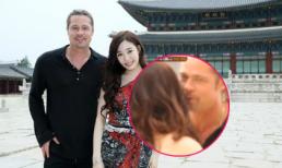 Tiffany (SNSD) "thẹn thùng" hôn má Brad Pitt