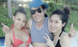 Ảnh Hoài Linh 'mát mẻ' chụp cùng hot girl gây sốt