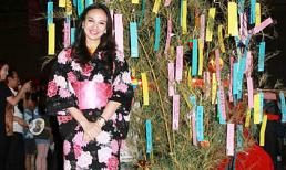 Hoa hậu Ngọc Diễm lần đầu diện Kimono giao lưu văn hóa