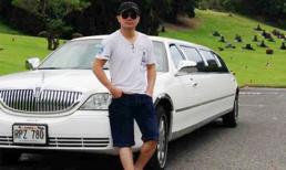 Lâm Vũ được fan cuồng đưa đi dạo bằng xe Limousine