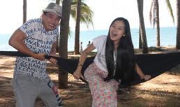 Lương Thế Thành nhí nhảnh trên biển cùng "tiểu Angela"