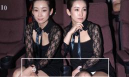 Tần Hải Lộ chụm tay "che chắn" vẫn lộ ảnh hớ hênh