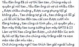 "Tuyên ngôn cướp chồng" siêu trơ trẽn gây sốt cộng đồng mạng