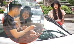 Dương Mỹ Linh lái xế hộp Audi đi cà phê cùng bạn trai