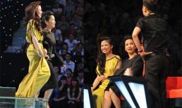 Giọng hát Việt: Mỹ Linh "cao hứng" rủ thí sinh ngồi chung ghế HLV