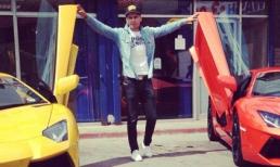 Hot boy gây choáng khoe mẽ hàng loạt siêu xe