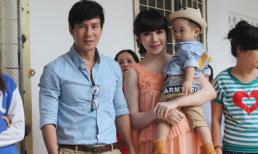 Vợ Lý Hải bụng bầu 9 tháng vẫn hăng hái đi từ thiện