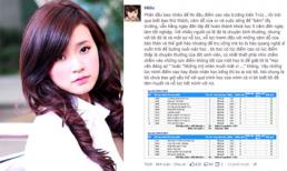 Hot girl Midu mạnh dạn khoe bảng điểm