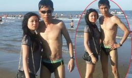 Hiệp Gà "khoe" body giữa bãi biển cạnh vợ 3