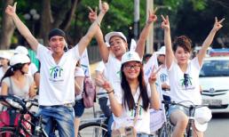 Dàn hotteen Hà Thành hào hứng đạp xe vì cộng đồng