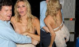 Mỹ nhân truyền hình Mỹ tụt váy vì say xỉn