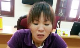 Cận mặt kẻ hất nguyên xô 5 lít a xít vào chồng tại bến xe buýt