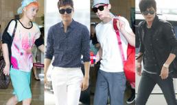 Mỹ nam Hàn cực chất với thời trang sân bay đa phong cách