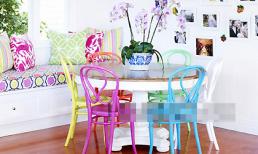 Những điểm nhấn sắc màu cho ngôi nhà thêm sống động