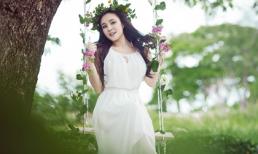 Vy Oanh đẹp tinh khôi giữa thiên nhiên