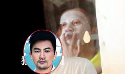 Tô Hữu Bằng tranh thủ đắp mặt nạ chăm sóc sắc đẹp