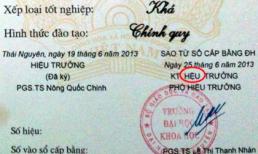 Thu hồi 700 bản sao bằng tốt nghiệp có lỗi chính tả