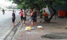 Cô gái trẻ vứt xác bé trai trên phố Hà Nội