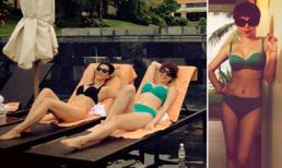 Kỳ Duyên tự tin đọ dáng sexy với Tóc Tiên trong bikini 2 mảnh