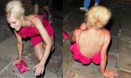 Mỹ nhân Anh quốc "vồ ếch" vì giày cao chót vót