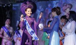 Quý bà Bích Dự đoạt giải Á hậu 1 Hoa hậu phu nhân áo dài