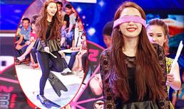 Bảo Thy đi chân vịt, trổ tài bịt mắt vẽ tranh!