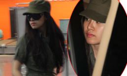 Bà Tưng diện áo mũ màu bộ đội xuất hiện giữa "tâm bão" thủ đô