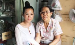 Hoa hậu Thu Hoài thăm hỏi bậc tiền bối Ngày thương binh liệt sĩ