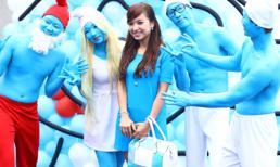 Vân Hugo diện "cây xanh lét" tham dự "Lễ hội Xì Trum"