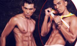 Ngọc Tình "xé áo" khoe body chuẩn và bụng 6 múi