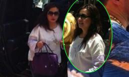 Triệu Vy mặc áo thùng thình dấy nghi án mang bầu lần 2