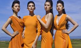 Mai Phương Thúy - Tú Anh sắc cam nổi bật giữa trời xanh châu Âu