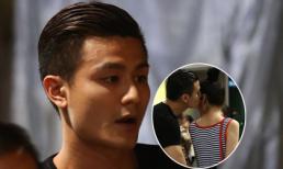 Vĩnh Thụy hôn bạn gái Thu Hằng giữa sân bay