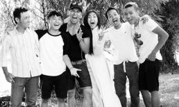 Hà Tăng diện áo dài, cười thả ga sau buổi chụp ảnh