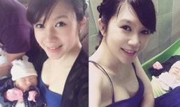 Vợ Lý Hải "khoe" ngực đẹp gợi cảm sau sinh con lần 2