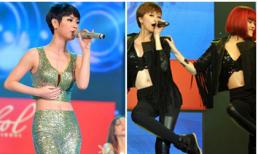 Trà My "đọ" eo thon "mướt mắt" với chị, em Thiều Bảo Trang