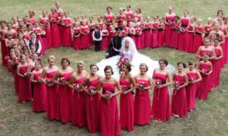 "Giật mình" với đám cưới "khủng" 80 phù dâu