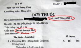 Bé gái 7 tháng bị bác sĩ chẩn đoán "phù nề bao quy đầu"