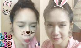 Vợ Lý Hải để mặt mộc nhí nhố "tự sướng" vẫn rất xinh đẹp