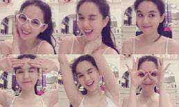 Loạt biểu cảm ngộ nghĩnh cực yêu của Ngọc Trinh