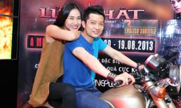 "Bạn trai tin đồn" lái mô tô đưa Dương Mỹ Linh đi xem phim