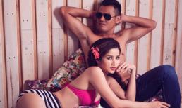 Vợ Phan Thanh Bình mặc bikini tạo dáng bên chồng