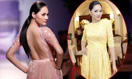 HH Hương Giang ngỡ ngàng eo thon, tái xuất sàn diễn sau sinh