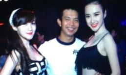 Angela Phương Trinh mặc áo ngắn cũn cỡn 'xõa' trong bar